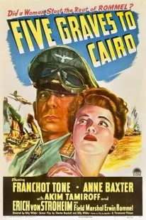 فیلم Five Graves to Cairo 1943 1 MV5BNGUwYjBkOWMtOGY5Yi00YzAwLTg3NzUtZWIzNjdiZmIxMDRiXkEyXkFqcGc@. SY600 SX400