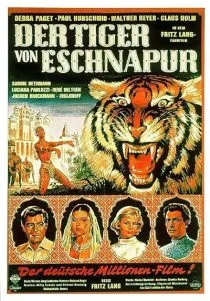 فیلم The Tiger of Eschnapur 1959 1 MV5BZjc4ZmExOWEtMjVhYi00Zjg2LWIyN2MtZWQ2YWQ5NjdkYmU1XkEyXkFqcGc@. SY600 SX400